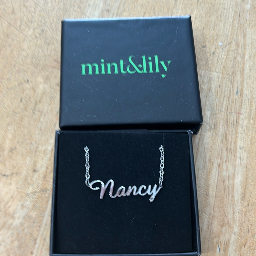 Mint & Lily silver Nancy Necklace